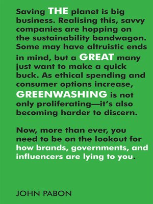 cover image of The Great Greenwashing